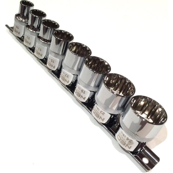 Topex 08-651 chiave a bussola sp spline 1/2, 8 pezzi assortiti