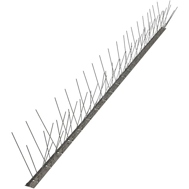 DISSUASORE PER VOLATILI SPINOTTI IN ACCIAIO INOX cm 50x12h - 25 metrilineari