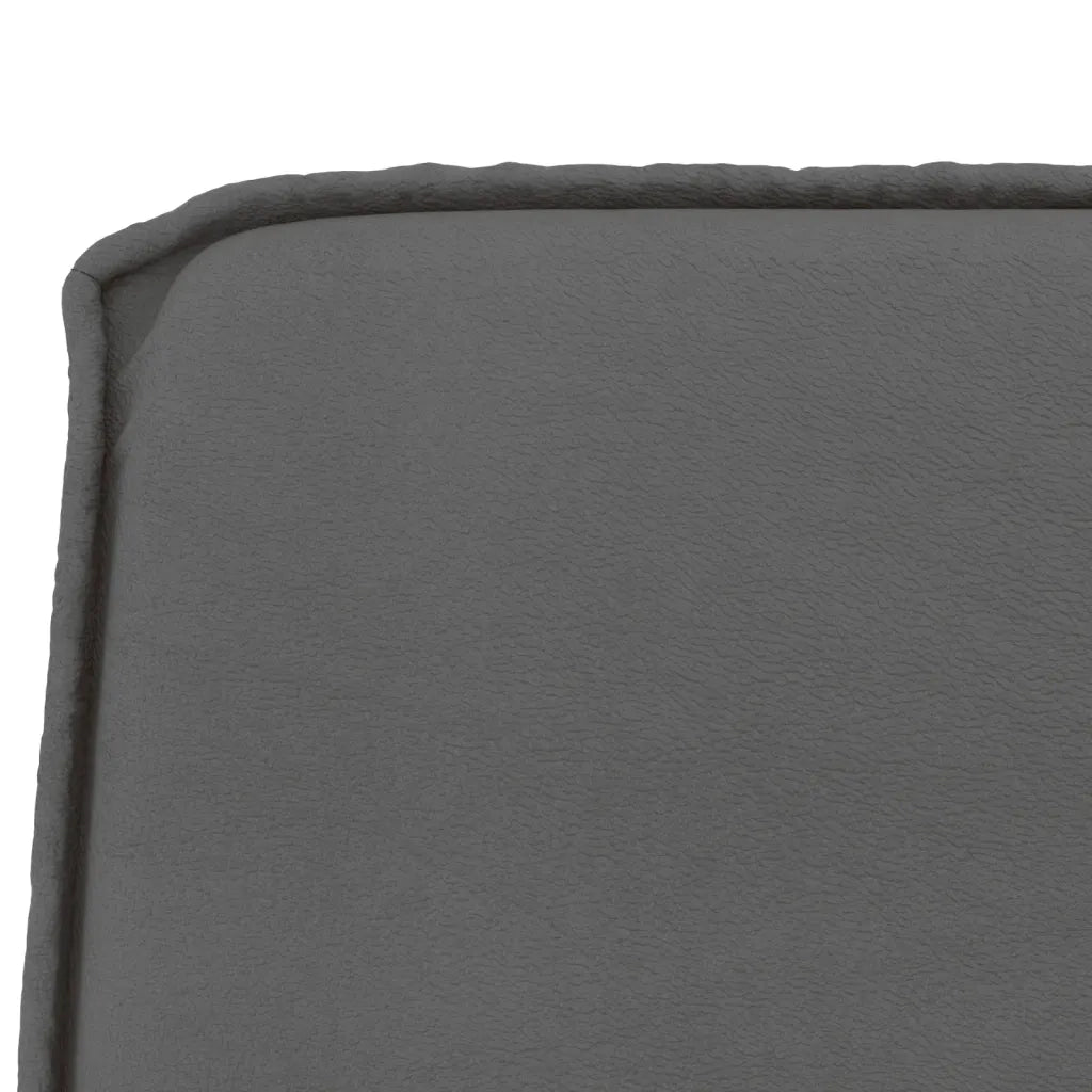 Panca Grigia 100x75x76 cm in Similpelle 351339