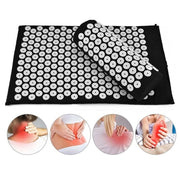 Trade Shop - Tappetino Agopressione Agopuntura Tappeto Chiodato Fitness Yoga 60 X 40 Cm -