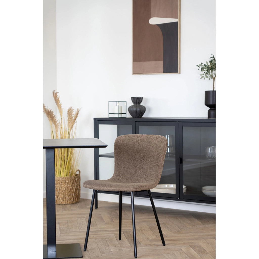 Tavolo Fano, Grigio, Truciolare Melaminico, 70x70x75 cm