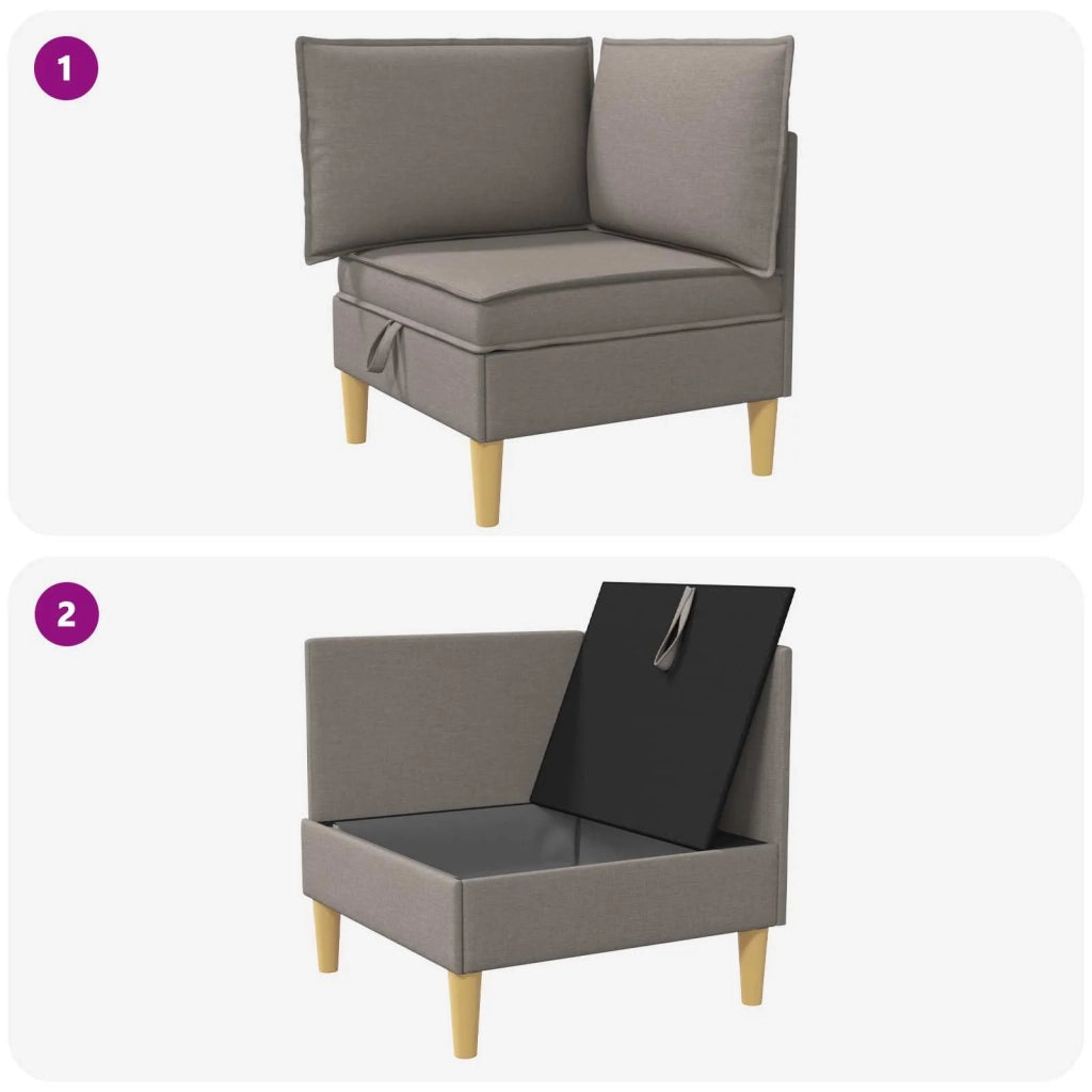 Divano | Divano da soggiorno | Sofa con Stoccaggio Tessuto