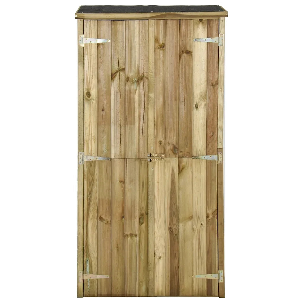 Capanno per Attrezzi in Legno di Pino 85x48x177 cm 45138