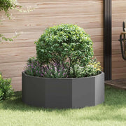 Fioriera Nero 90 x 90 x 35 cm Acciaio 883731