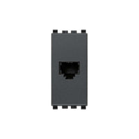 20320 Presa Rj11 6/4 Grigio Eikon