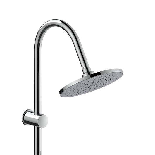 Colonna doccia in metallo cromato e doccino a 3 getti - serie mali