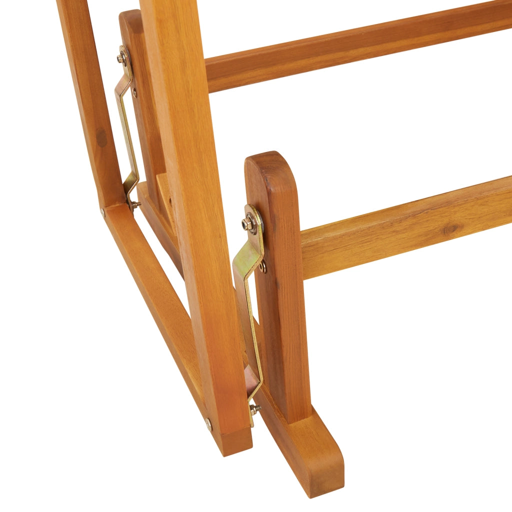 Panchina Oscillante da Giardino 110x59x97 cm Legno Massello Acacia