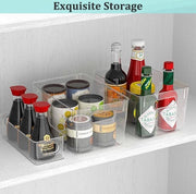 Organizzatore per frigorifero, set - camera di magazzino, snack, lattine, cucina, ALTA QUALITÀ MATERIALE, 4-pezzi