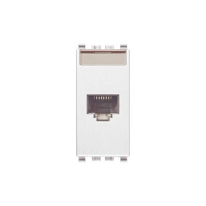 20338.8.B Presa Rj45 Netsafe Cat5E Utp Bianco Eikon