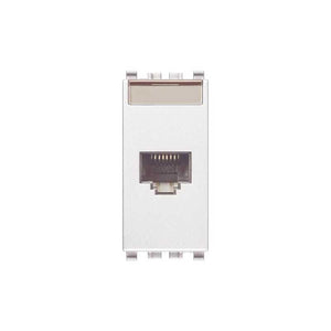 20338.8.B Presa Rj45 Netsafe Cat5E Utp Bianco Eikon