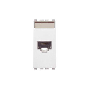 20339.6.B Presa Rj45 Netsafe Cat6 Utp 110 Bianco Eikon