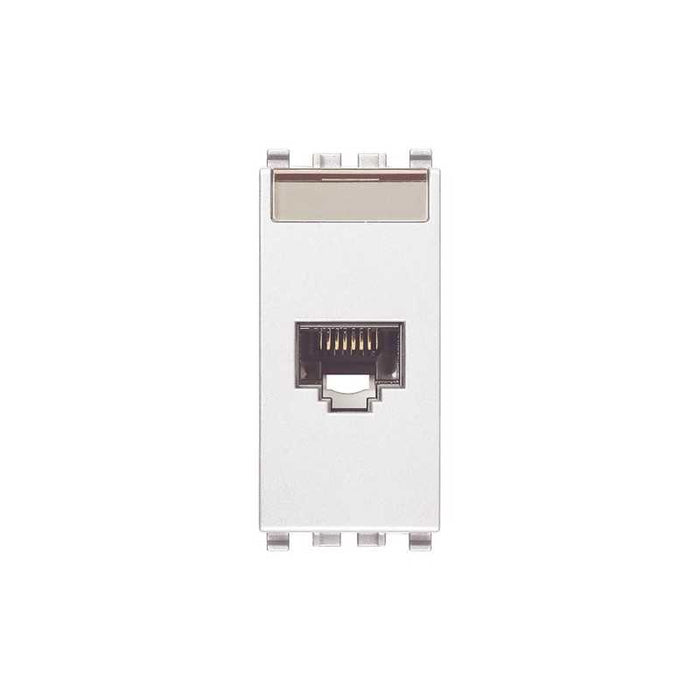 20339.6.B Presa Rj45 Netsafe Cat6 Utp 110 Bianco Eikon