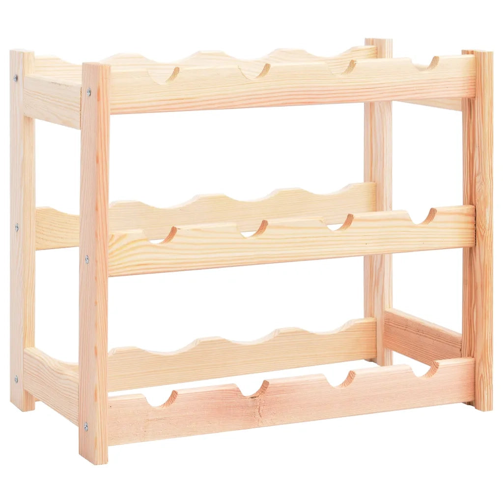 Portavini da 12 Bottiglie in Legno di Pino cod mxl 54369