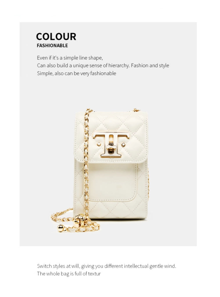 Borsa a mano da donna in vera pelle, stile retr¨°, colore bianco.