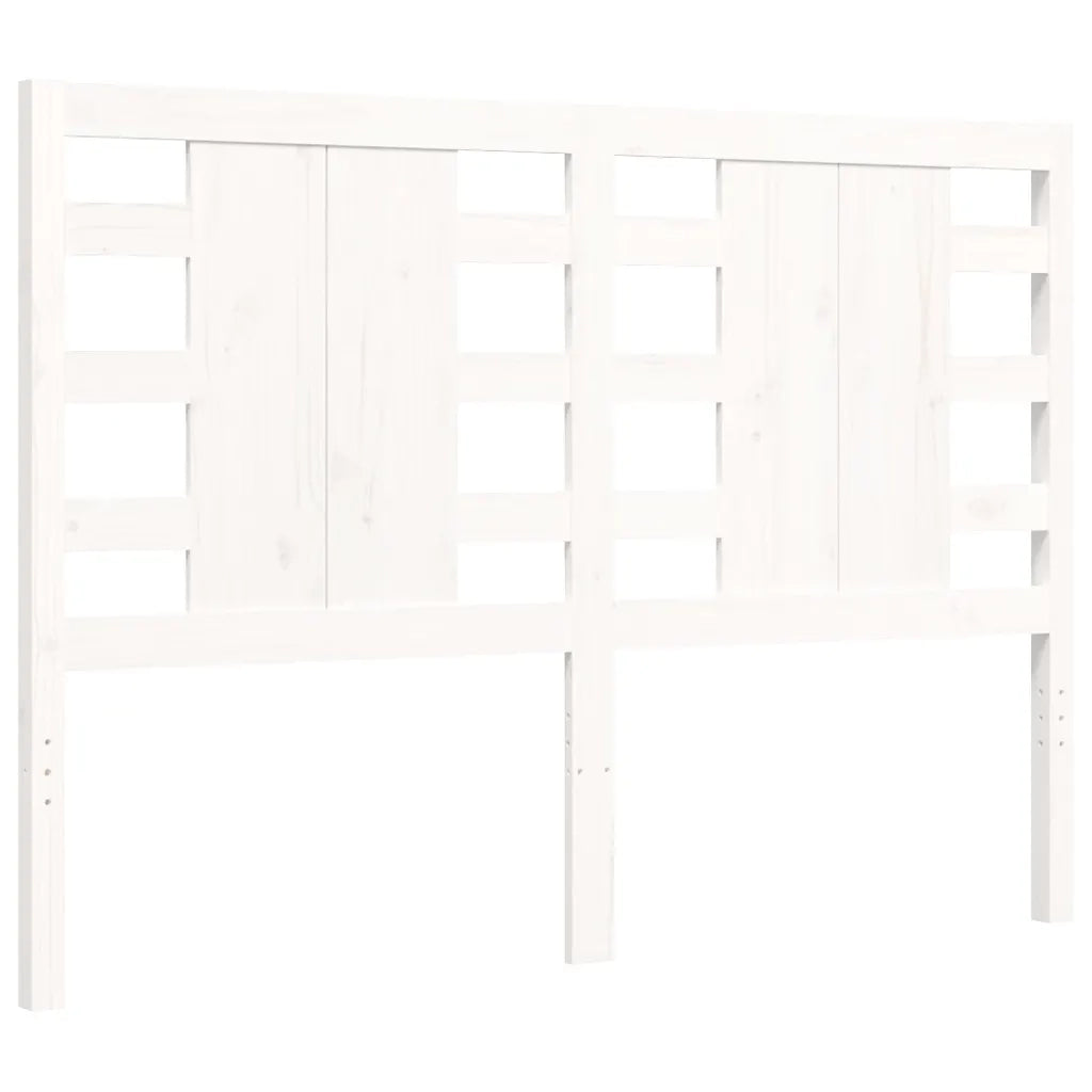 Giroletto senza Materasso-Struttura Letto Bianco 120x200 cm Legno Massello Pino 251819
