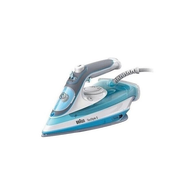 Braun TexStyle 5 SI 5006 BL Ferro da stiro a secco e a vapore Piastra in Ceramica 2600 W Blu, Grigio, Bianco