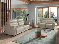 Tavolo angolare rotondo in vetro temperato e noce