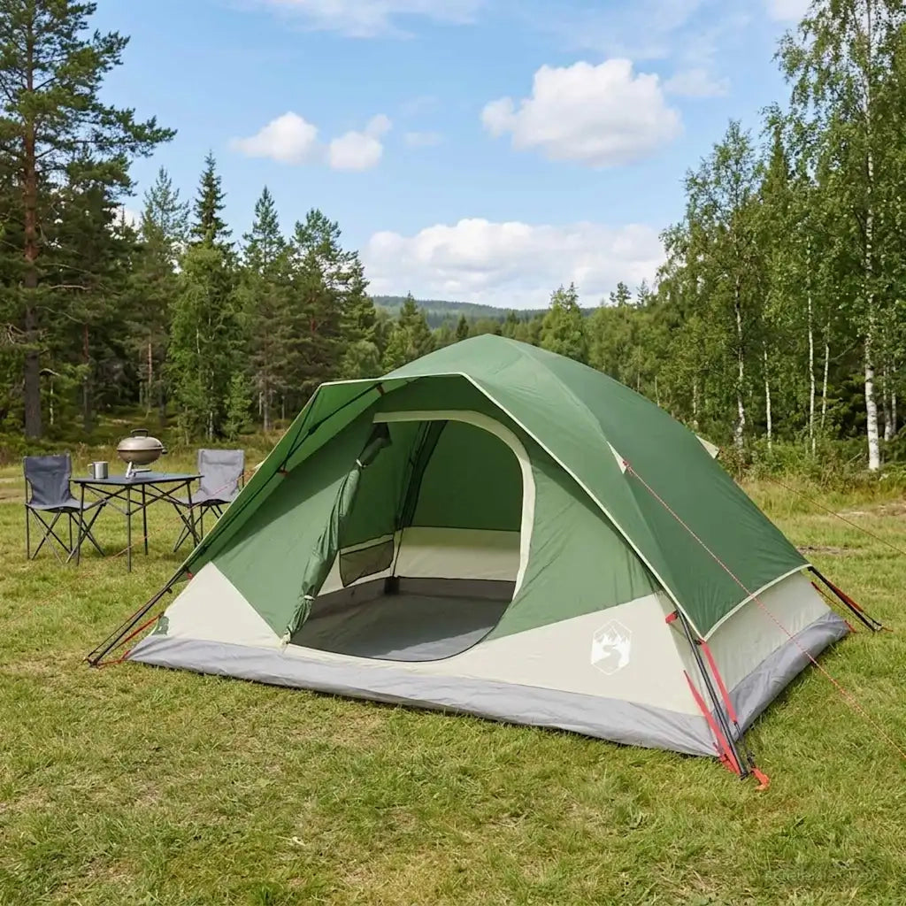 Tenda Istantanea Verde 305 x 215 x 140 cm Poliestere e Acciaio 42028689