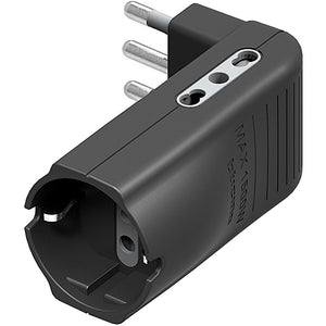 ADATTATORE TRIPLO CORNER 10A BIPASSO GRIGIO