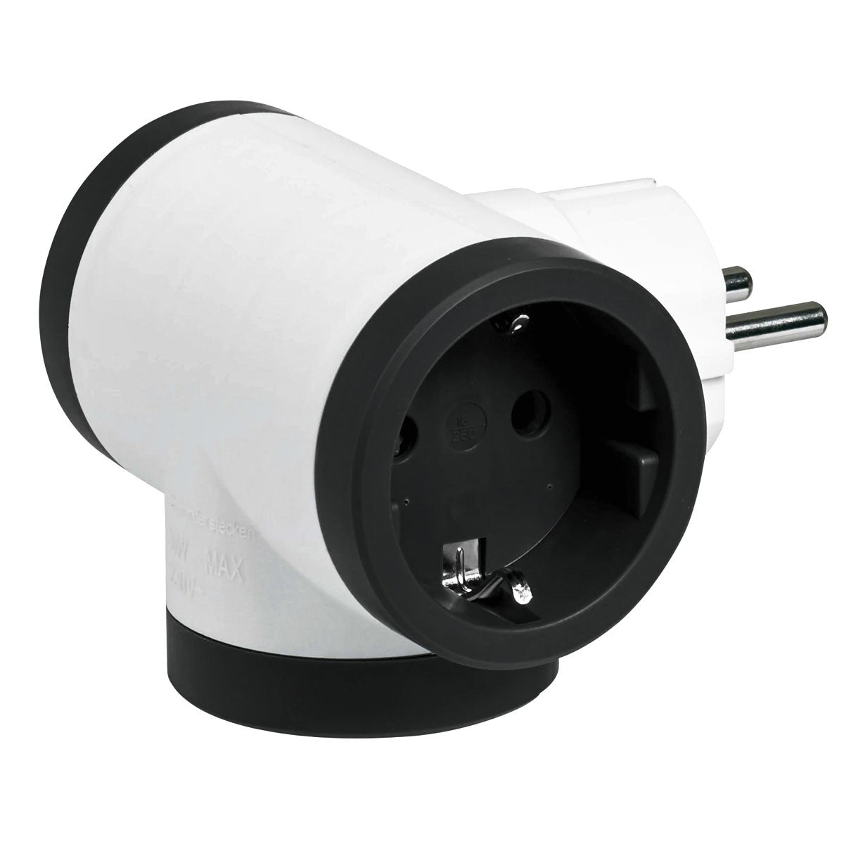 ADATTATORE SCHUKO DOPPIO CON USB SPINA STD TED.