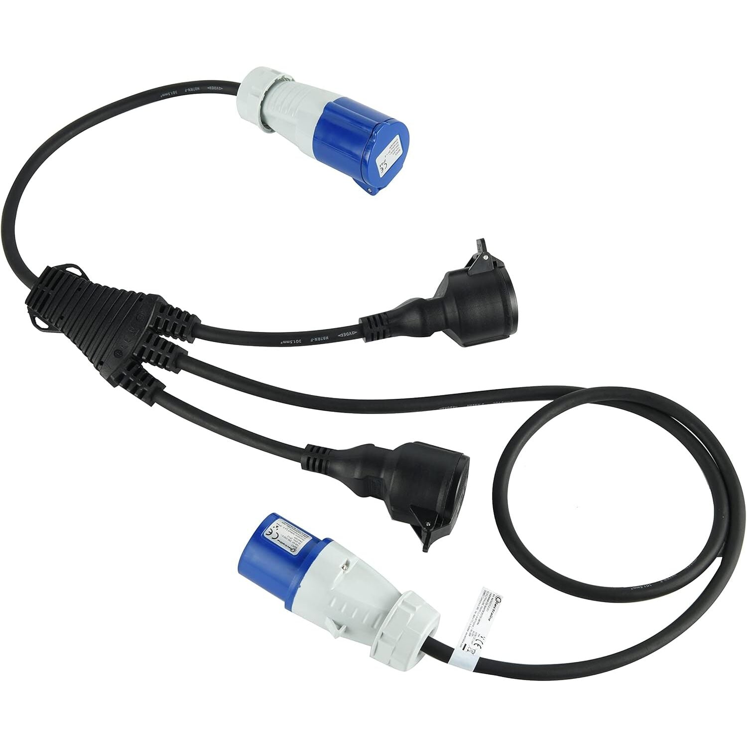 PROLUNGA CAMPER SPLITTER 150CM 2 SCHUKO 1 CEE.