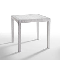 TAVOLO DALLAS 80X80XH74CM BIANCO