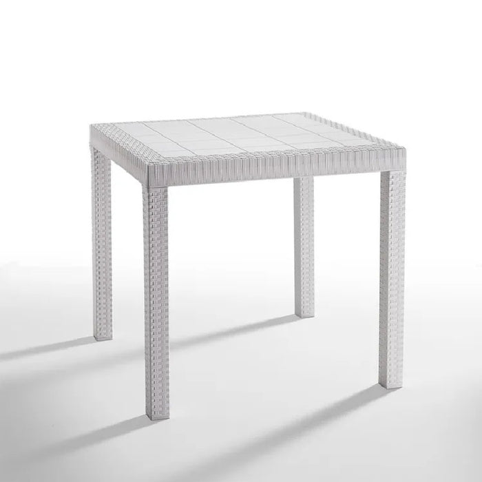 TAVOLO DALLAS 80X80XH74CM BIANCO
