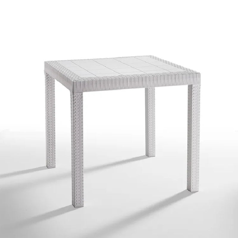 TAVOLO DALLAS 80X80XH74CM BIANCO
