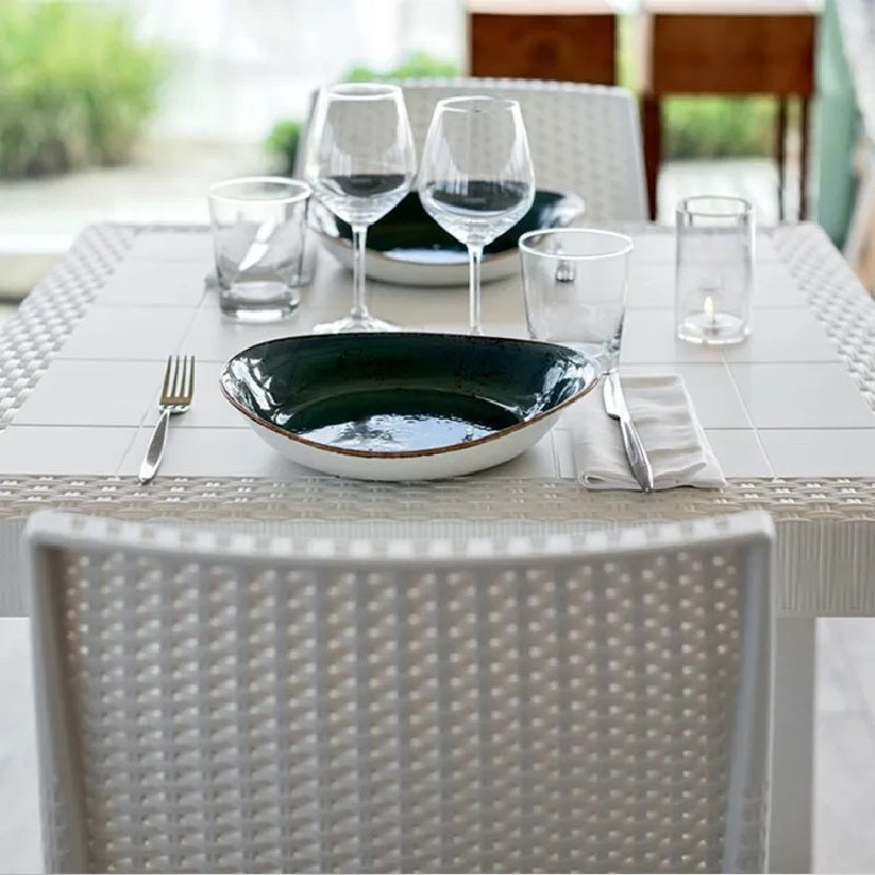 TAVOLO DALLAS 80X80XH74CM BIANCO