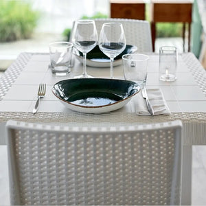 TAVOLO DALLAS 80X80XH74CM BIANCO