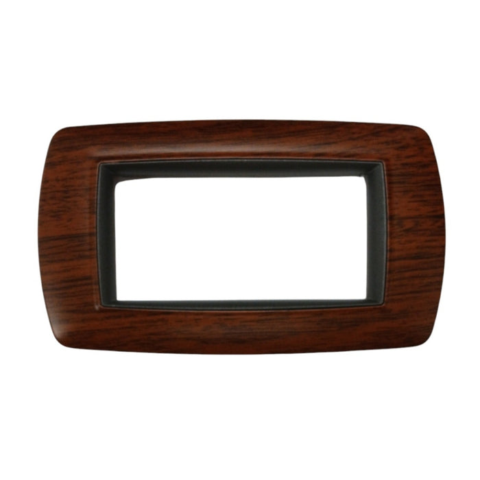 PLACCA MYLIFE 4 MODULI LEGNO SCURO