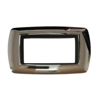 PLACCA MYLIFE 4 MODULI CROMO