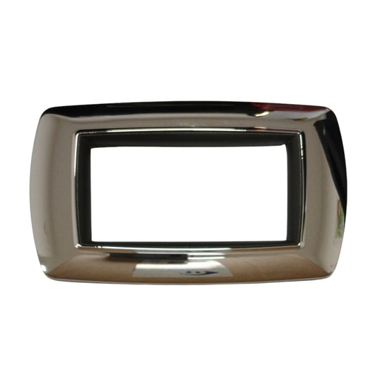 PLACCA MYLIFE 4 MODULI CROMO