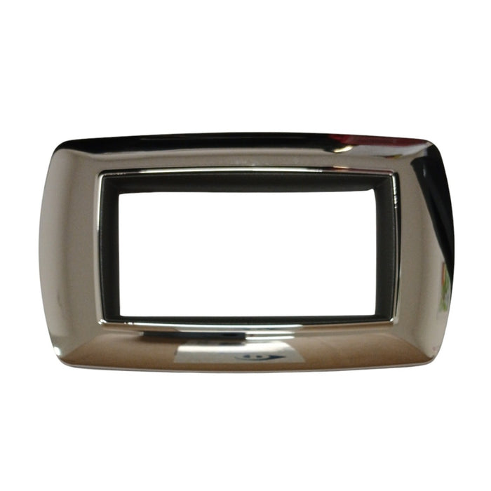 PLACCA MYLIFE 4 MODULI CROMO