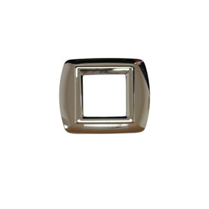 PLACCA MYLIFE 2 MODULI CROMO