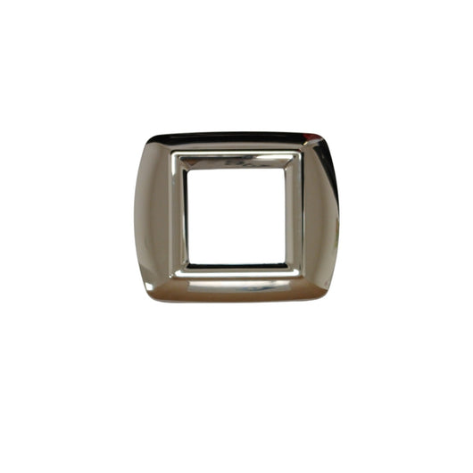 PLACCA MYLIFE 2 MODULI CROMO