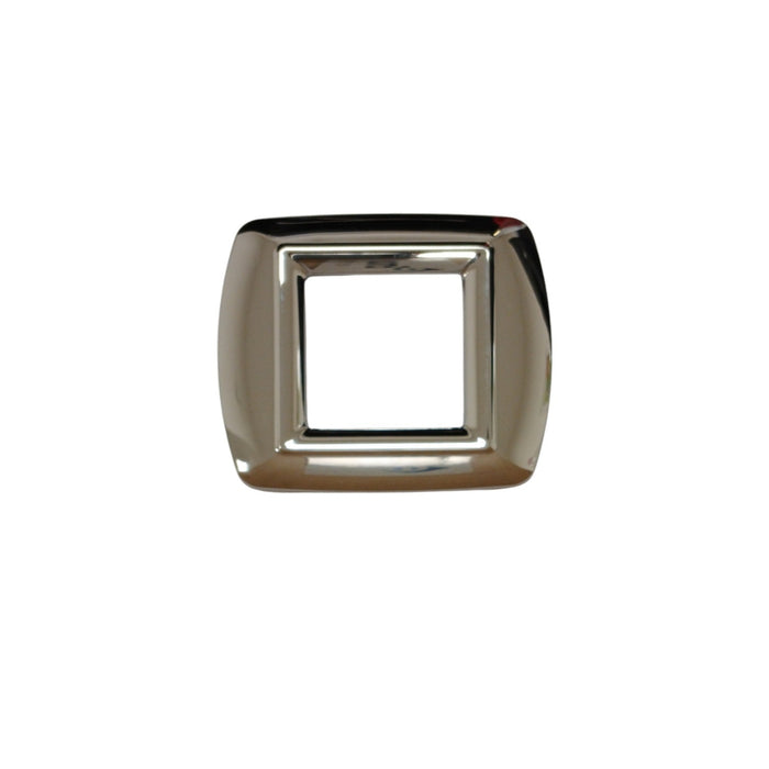 PLACCA MYLIFE 2 MODULI CROMO