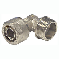 RACCORDO A GOMITO MASCHIO 1/2X20 PER MULTISTRATO (