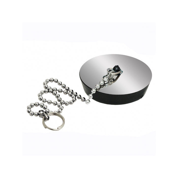 TAPPO C/CATENA E PLACCA INOX