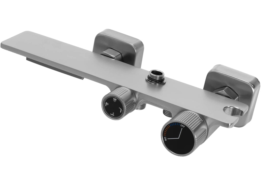 Set Doccia Rea Helix Nickel Brush Inox