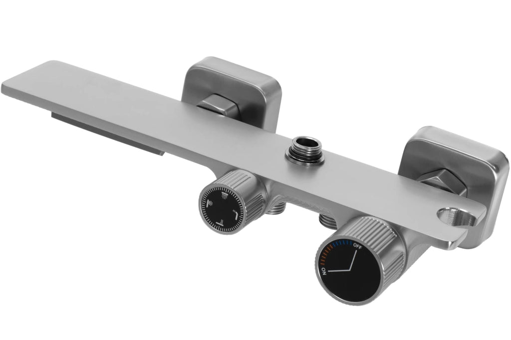 Set Doccia Rea Helix Nickel Brush Inox