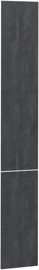 Frontale cucina R-Line, Calcestruzzo nero, 29.6 x 196 cm frontale del mobile per mobile alto estraibile