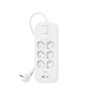 Belkin Connect Bianco 6 presa(e) AC 2 m