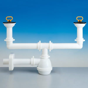 Sifone 1411 tubo pp d40 bianco l ira 1411.040