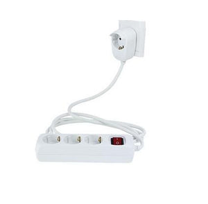 REV 0012392114 prolunghe e multiple 2 m 4 presa(e) AC Interno Bianco