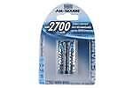 Ansmann Blister 2 X Accu, AA, 2700mAh AA / HR6 Nichel-Metallo Idruro (NiMH)