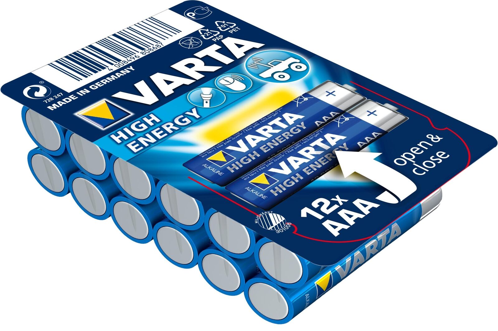 Varta BV-HE 12 AAA Batteria monouso Mini Stilo AAA Alcalino