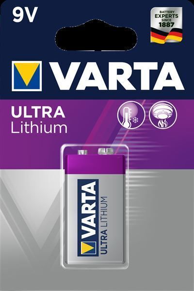 Varta Batteria 9v Litio 1200mah  40
