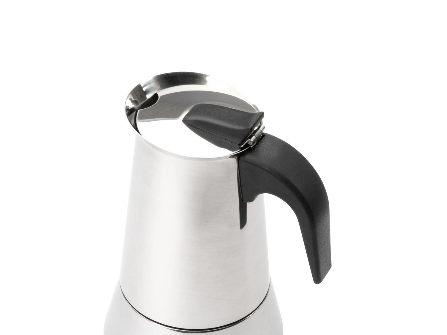 Leopold Vienna LV113003 caffettiera manuale Moka 0,4 L Argento