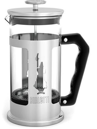 Bialetti French Press 1 L Nero, Argento, Trasparente